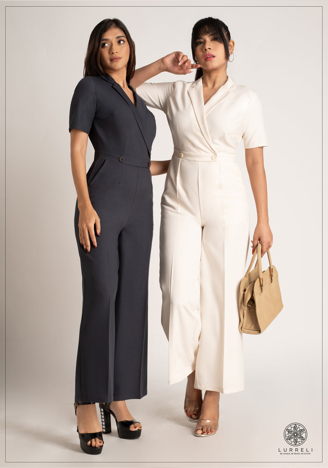 Lapel Color Jumpsuit – view 8 – Lurreli