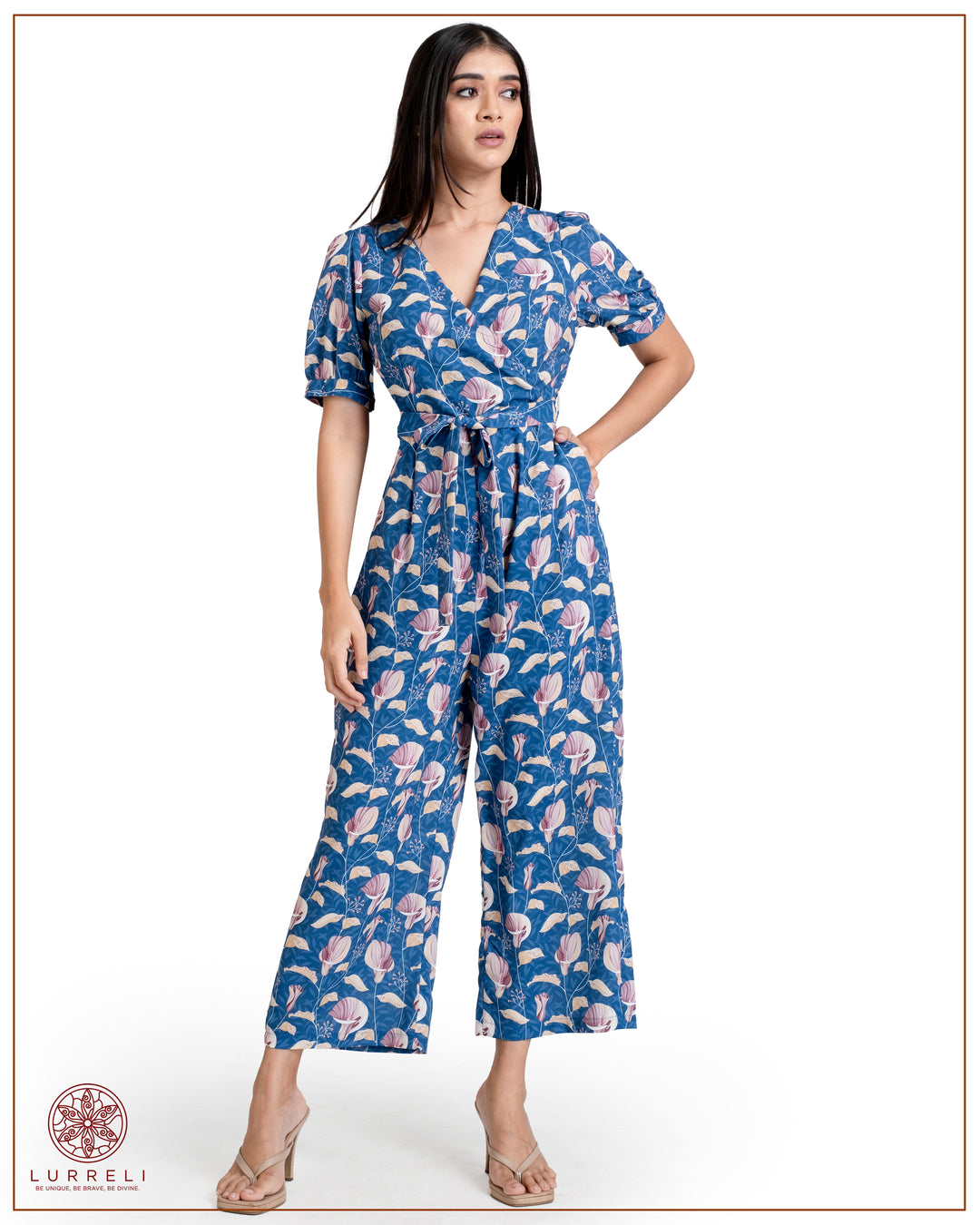 Printed Jumpsuit – view 2 – Lurreli