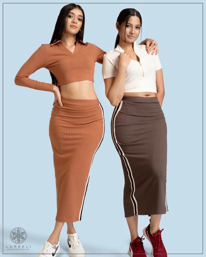 Basic Midi Skirt – view 1 – Lurreli