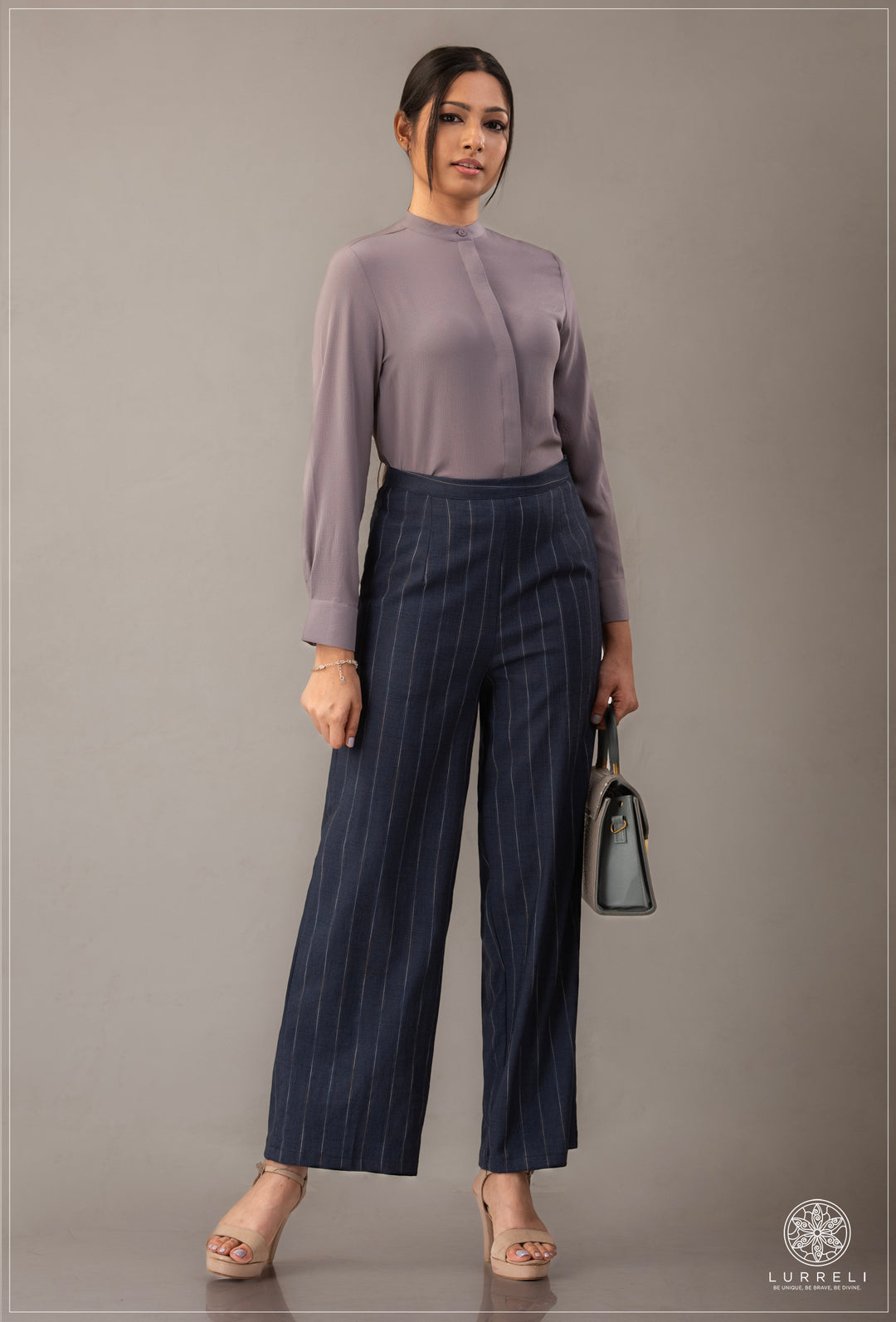 Chinese Collar Basic Blouse – view 10 – Lurreli