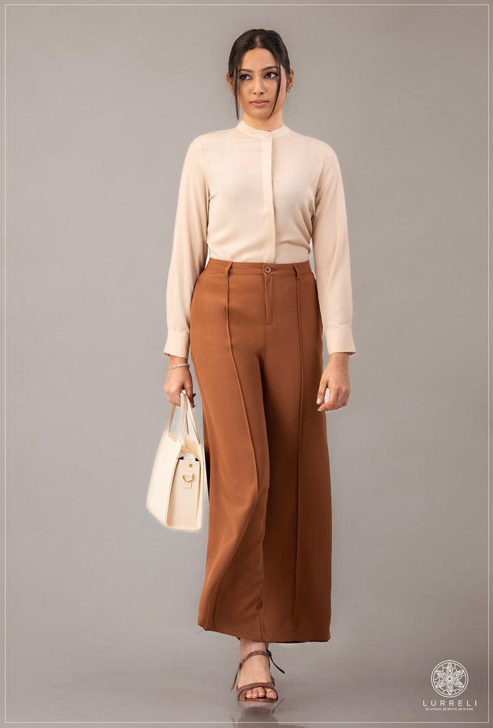 Chinese Collar Basic Blouse – view 7 – Lurreli