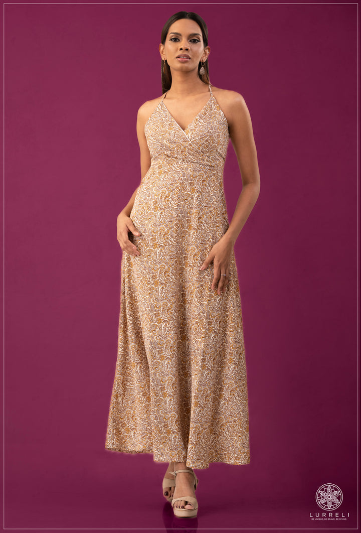 Strappy Printed Dress – view 4 – Lurreli