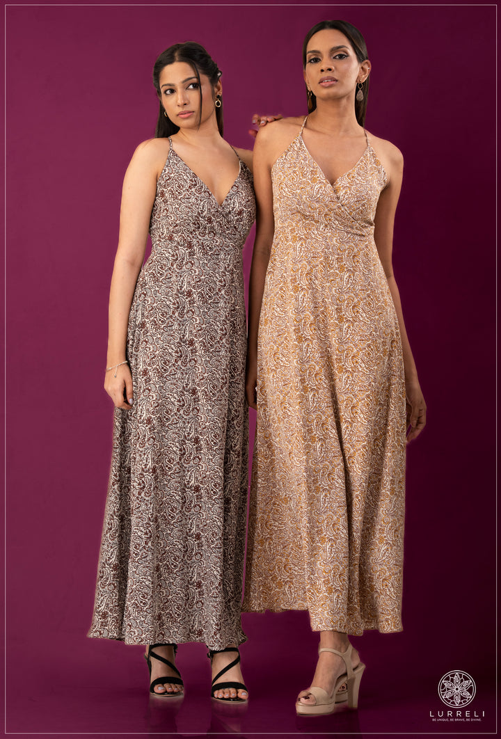 Strappy Printed Dress – view 5 – Lurreli