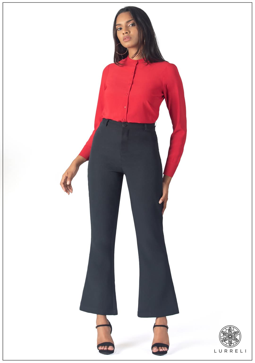 Chinese Collar Long Sleeve Top – view 8 – Lurreli