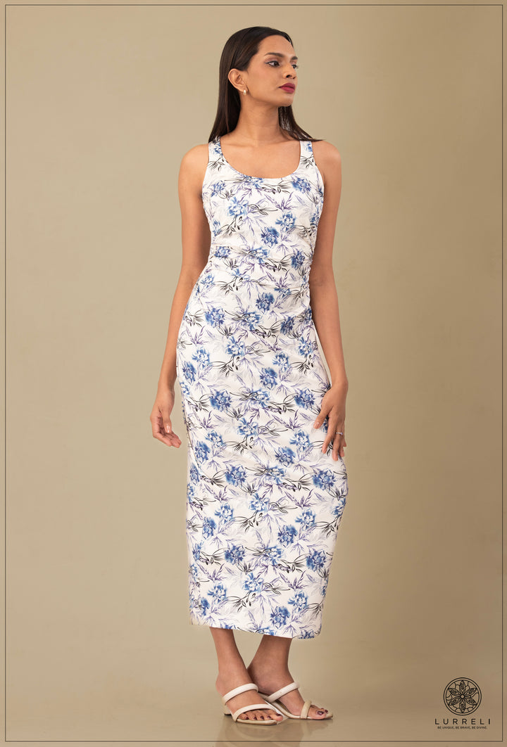 "Floral Printed Maxi Dress'' – view 9 – Lurreli
