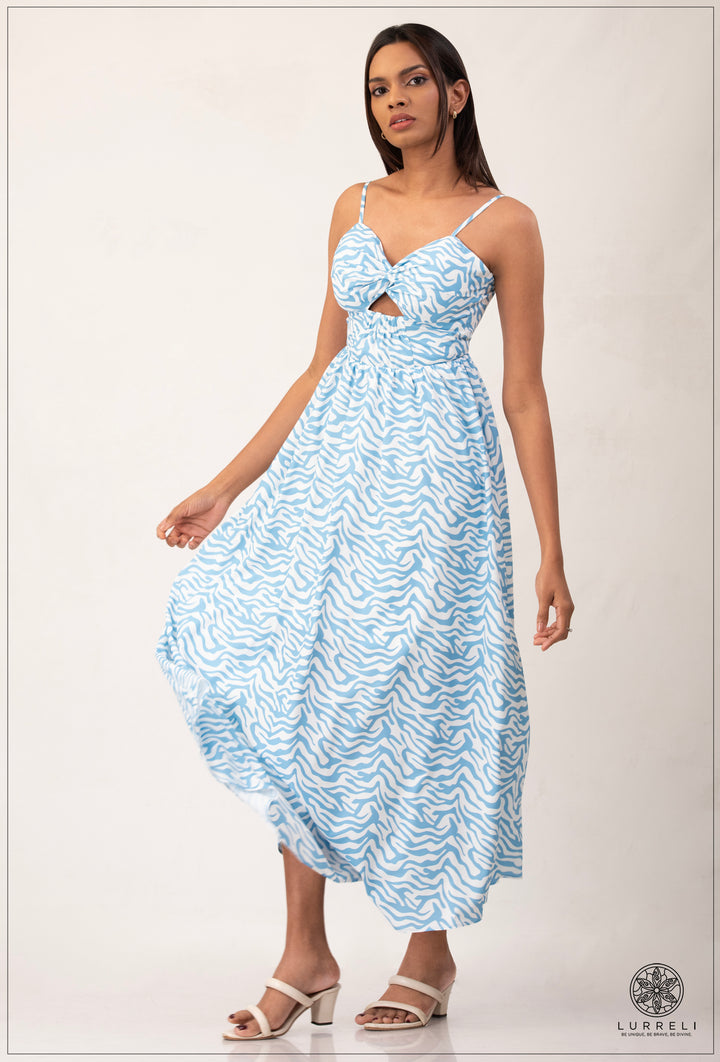 Maxi dresses with a cut-out tie front – Blue Print – Lurreli