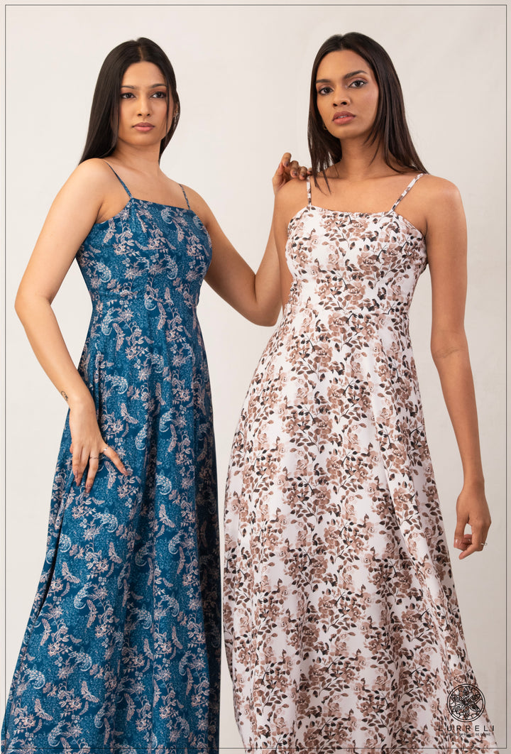 Strappy Printed Dress – view 1 – Lurreli