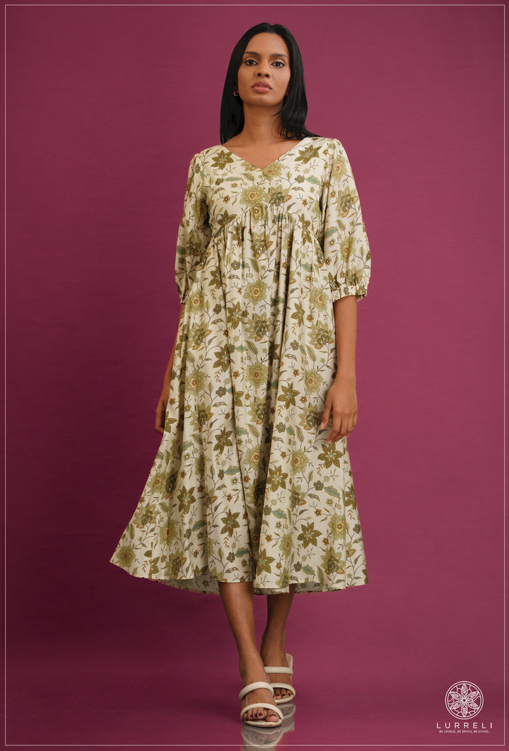 Similar floral dresses – Green – Lurreli