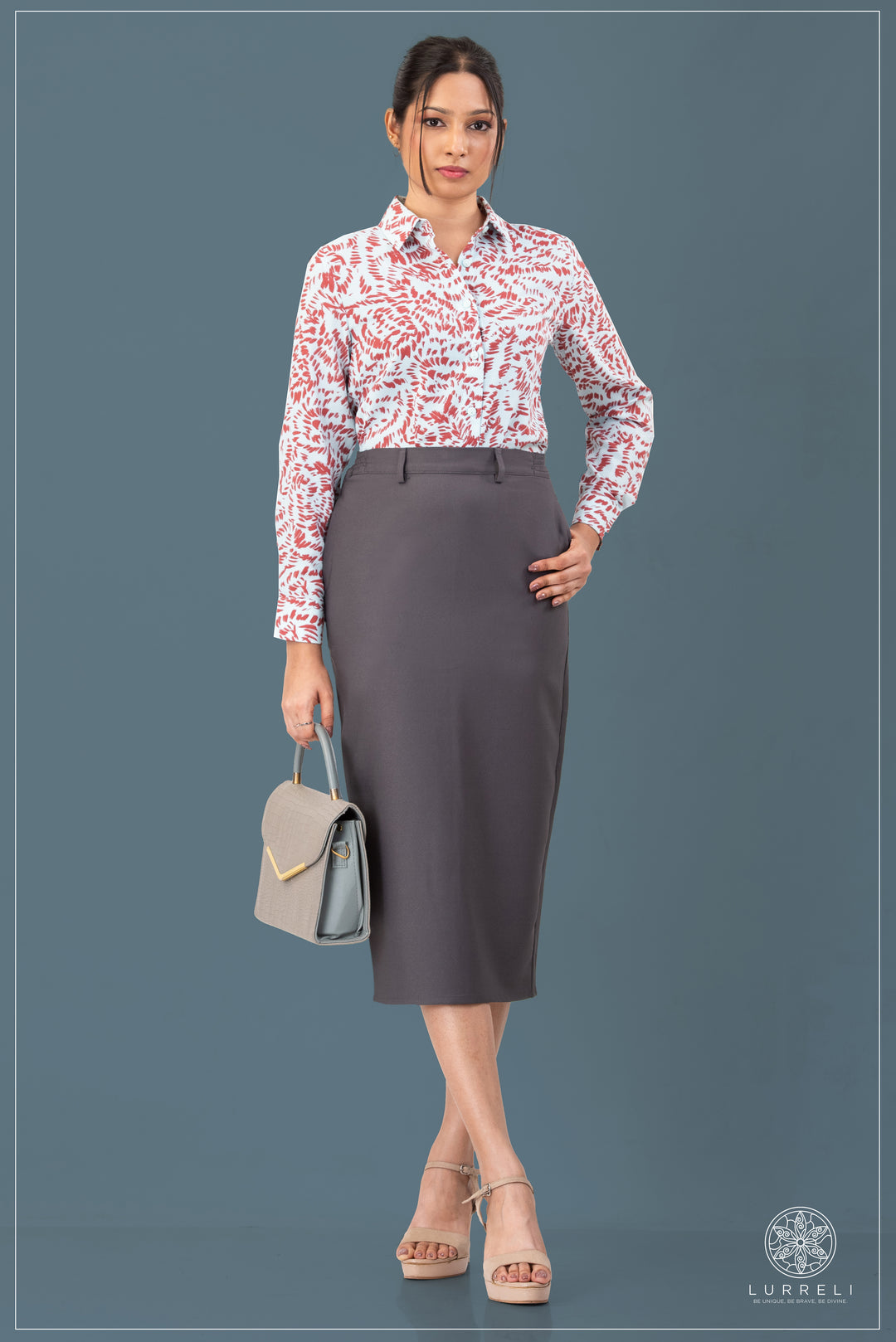 Printed Work Wear Blouse – view 8 – Lurreli
