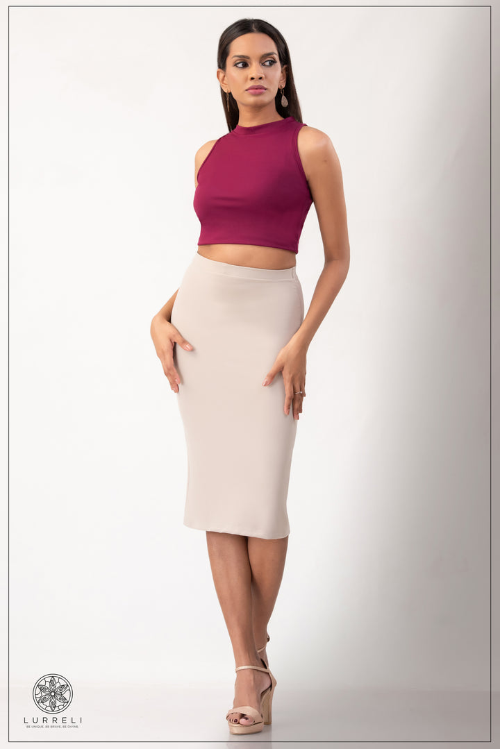 Kurve Mock crop top – view 4 – Lurreli