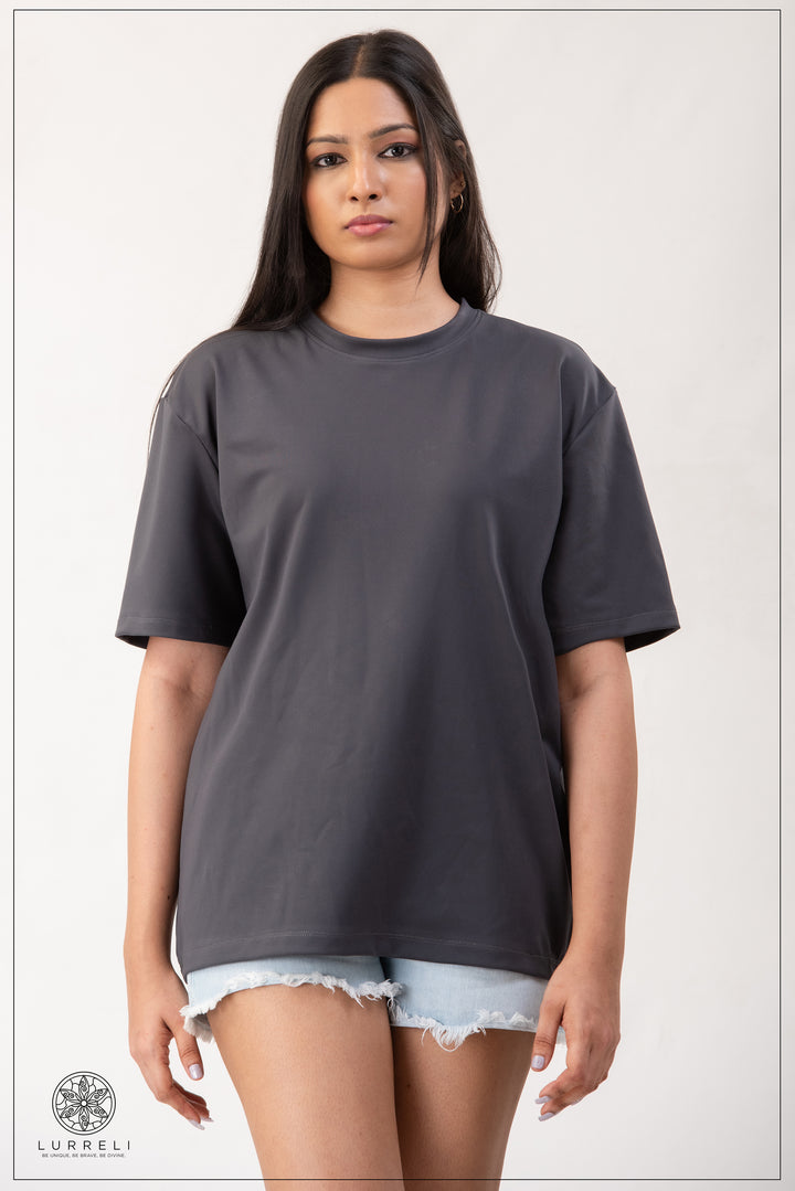 Oversize T-Shirt – Gray – Lurreli