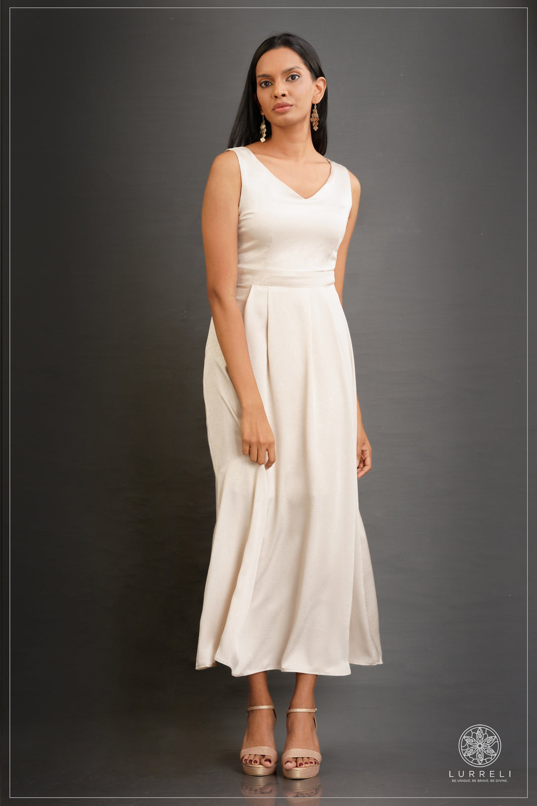 sleeveless maxi dress – view 3 – Lurreli