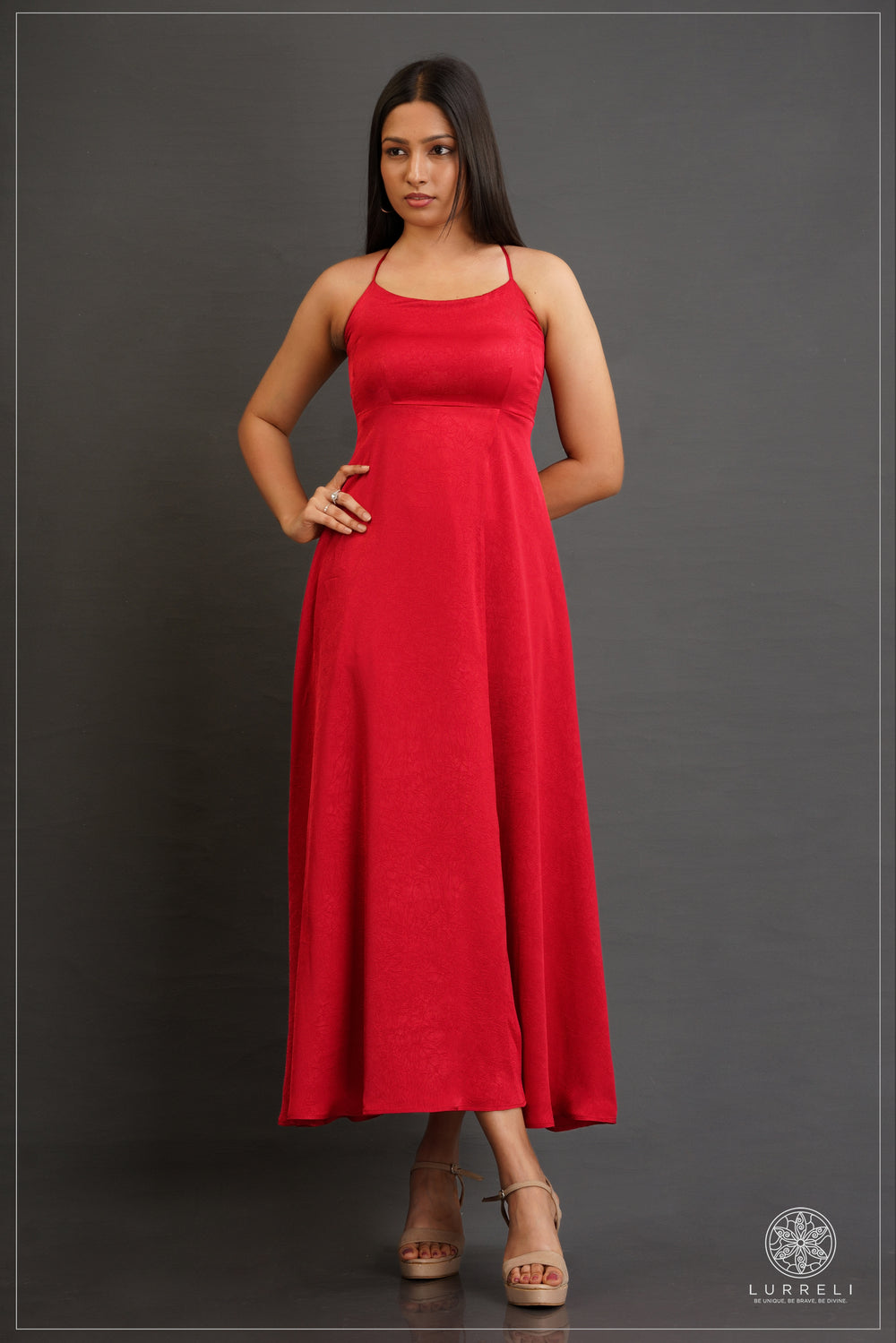 "Evening Strappy Dress" – view 2 – Lurreli