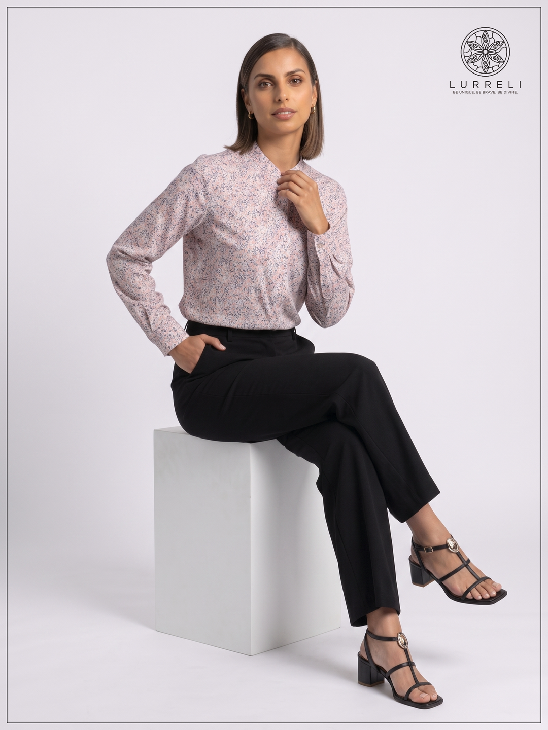 Floral Workwear Blouse – view 7 – Lurreli