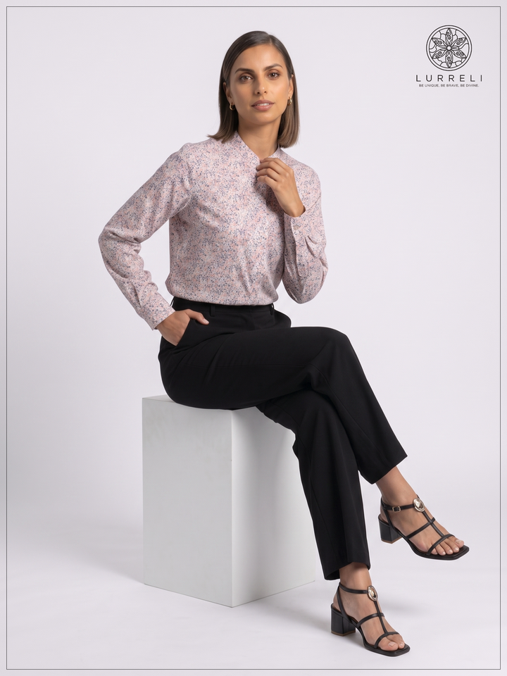 Floral Workwear Blouse – view 7 – Lurreli