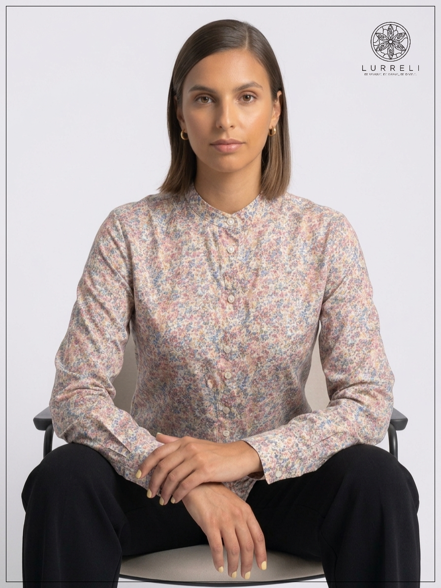 Floral Workwear Blouse – view 10 – Lurreli