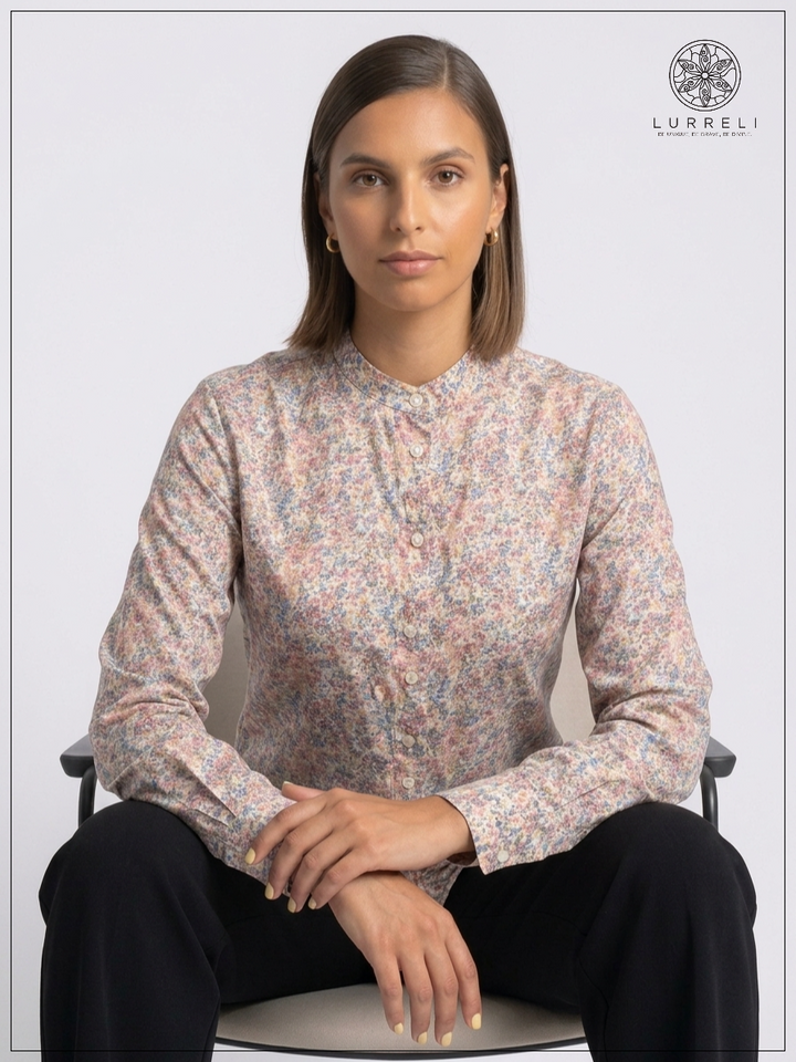 Floral Workwear Blouse – view 10 – Lurreli