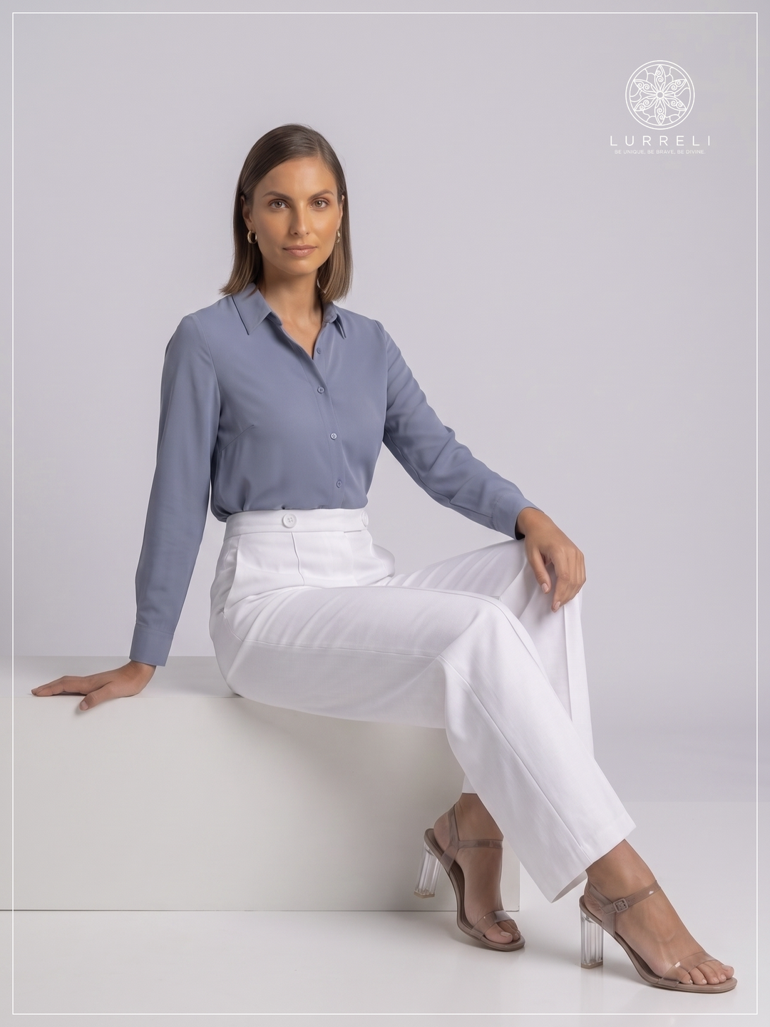 Classic Long Sleeve Formal Shirt – view 12 – Lurreli
