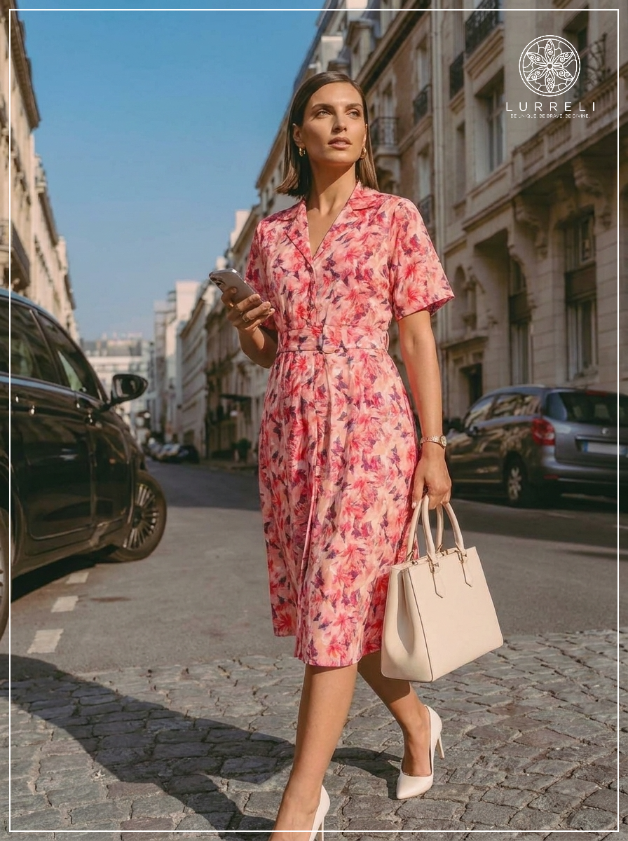 City Bloom Midi Dress – view 6 – Lurreli