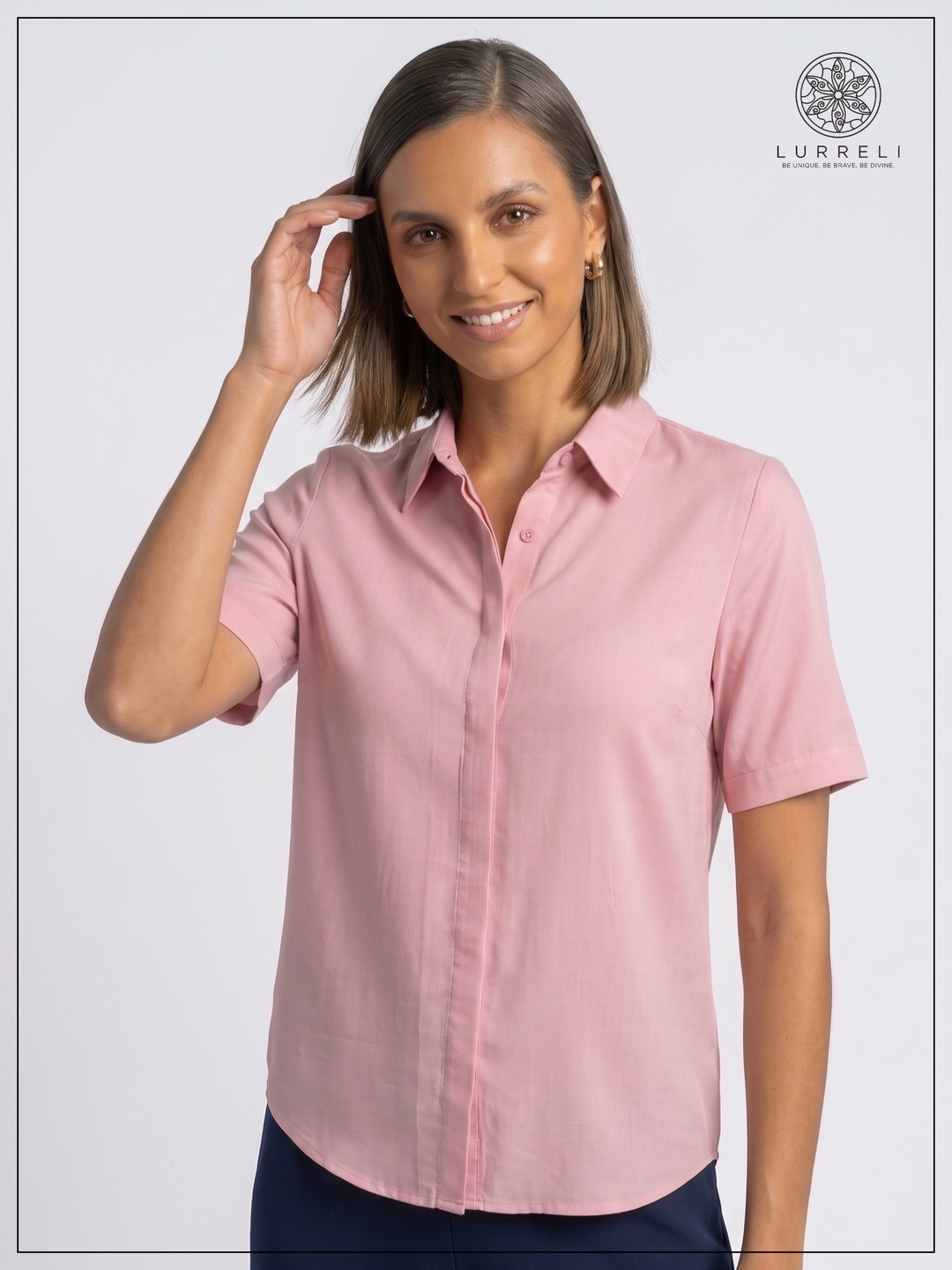 Urban Muse Workwear Dress – Light Pink – Lurreli
