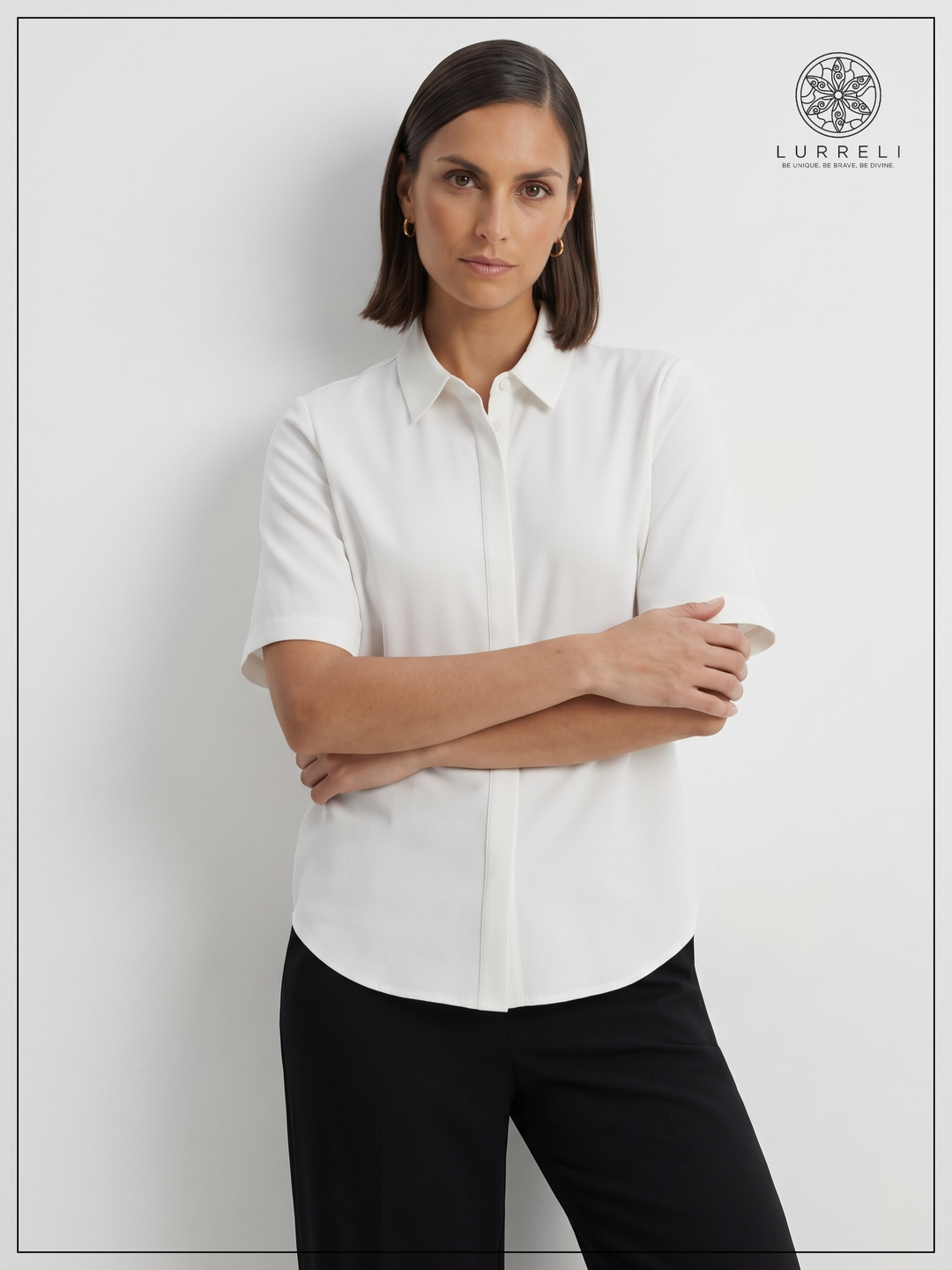 Urban Muse Workwear Dress – White – Lurreli