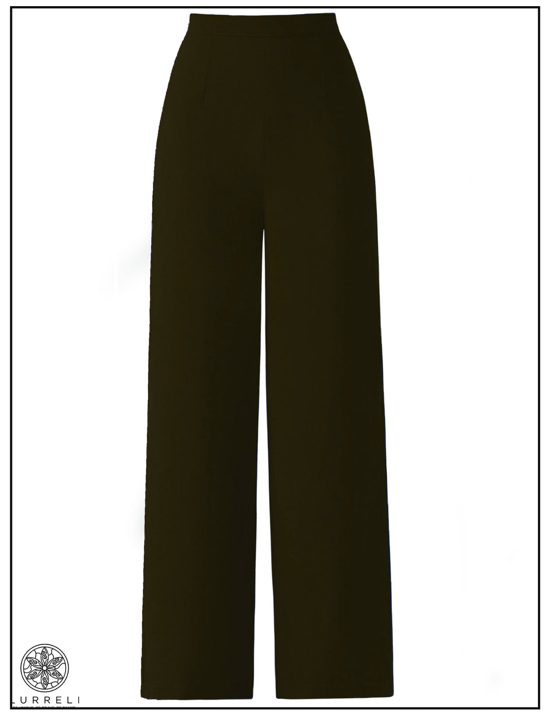 Flared Leg Work Pant – Black – Lurreli