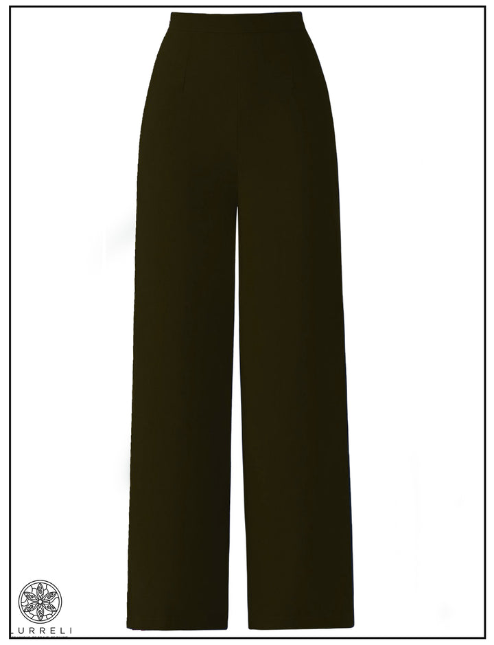 Flared Leg Work Pant – Black – Lurreli
