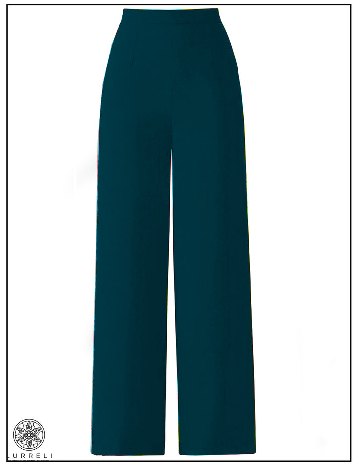 Flared Leg Work Pant – Teal – Lurreli