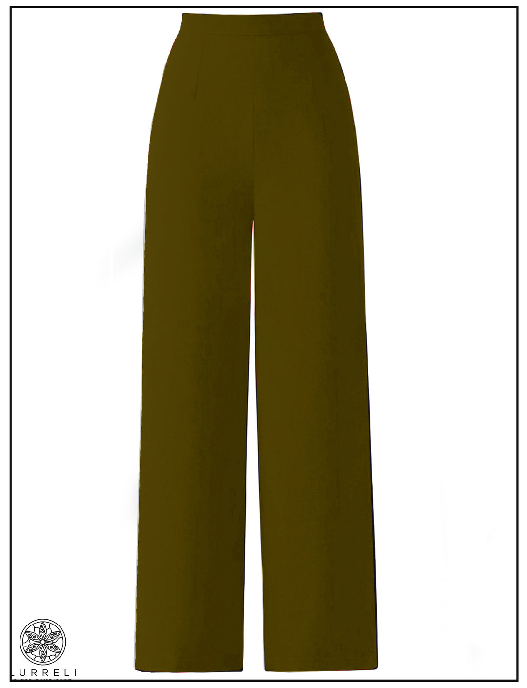 Flared Leg Work Pant – Olive – Lurreli