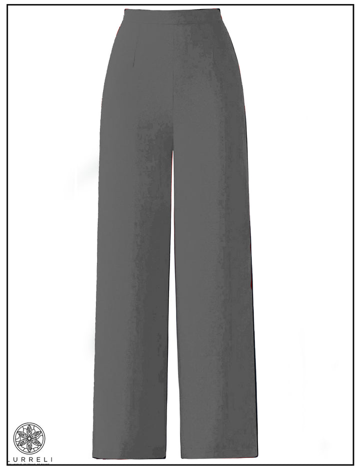 Flared Leg Work Pant – Gray – Lurreli