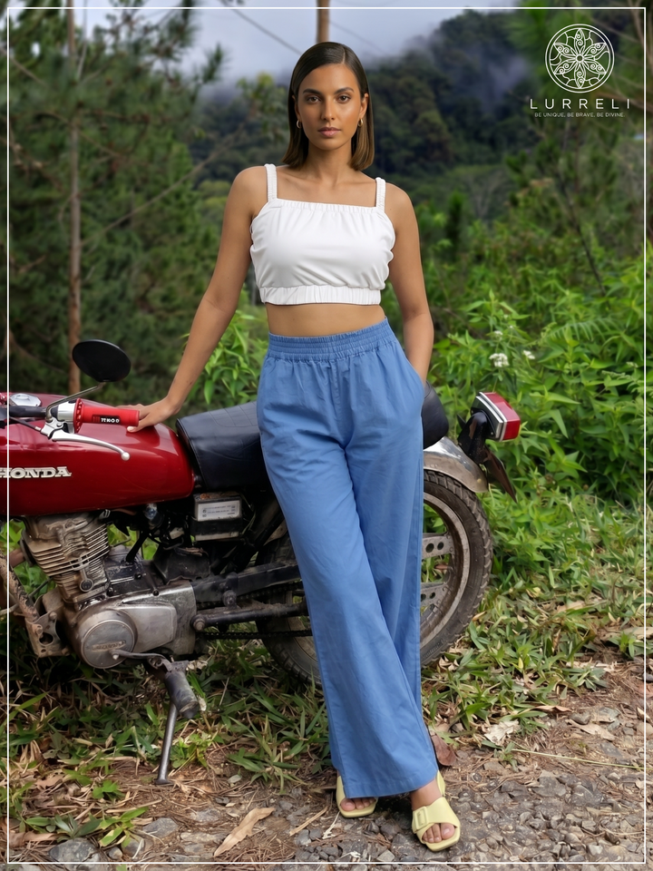 Casual Linen Wide-Leg Pants – view 7 – Lurreli