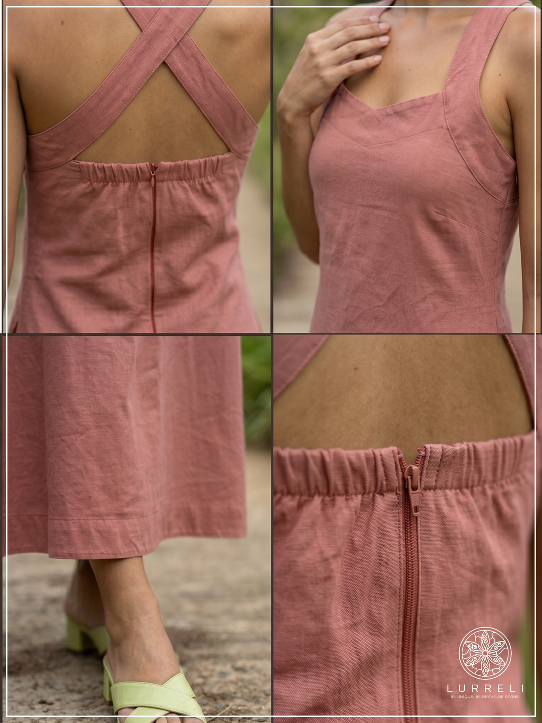 Crossback Muse Dress – view 4 – Lurreli