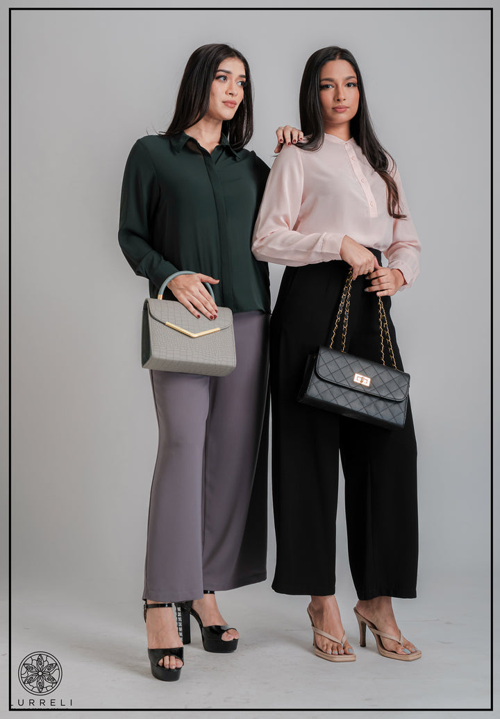 Flared Leg Work Pant – view 1 – Lurreli