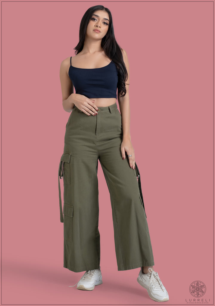 Spaghetti Strap Cami – Dark Navy – Lurreli