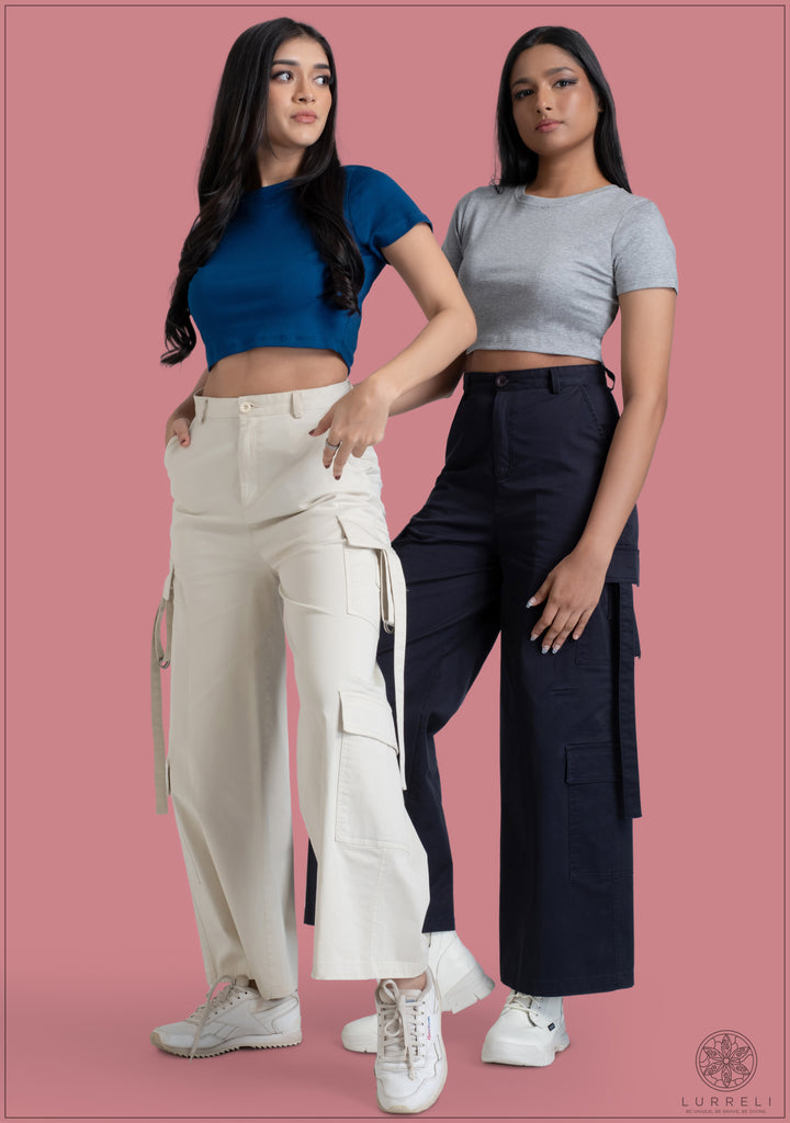 Crop Top – Dark Navy – Lurreli