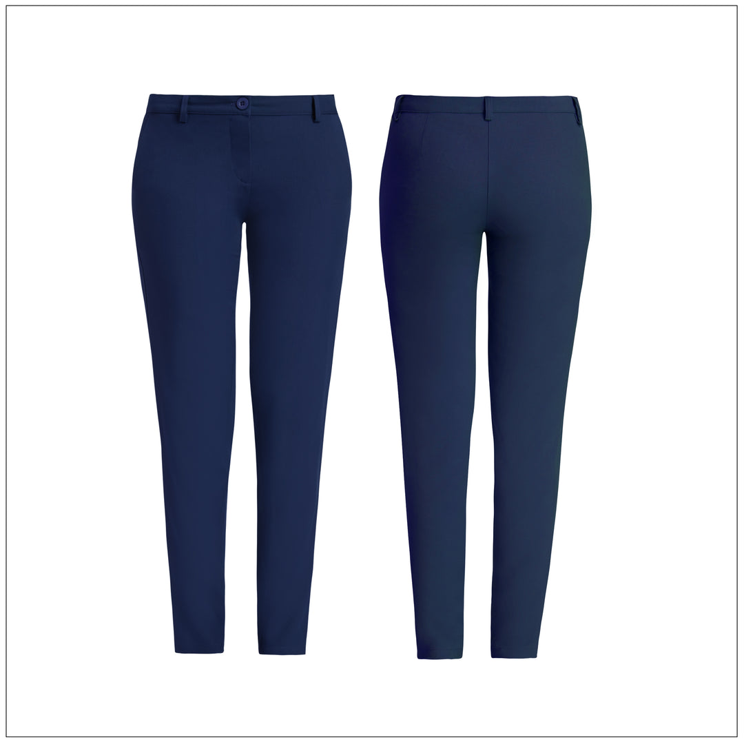 Straight-Cut Workwear Pant – Teal – Lurreli