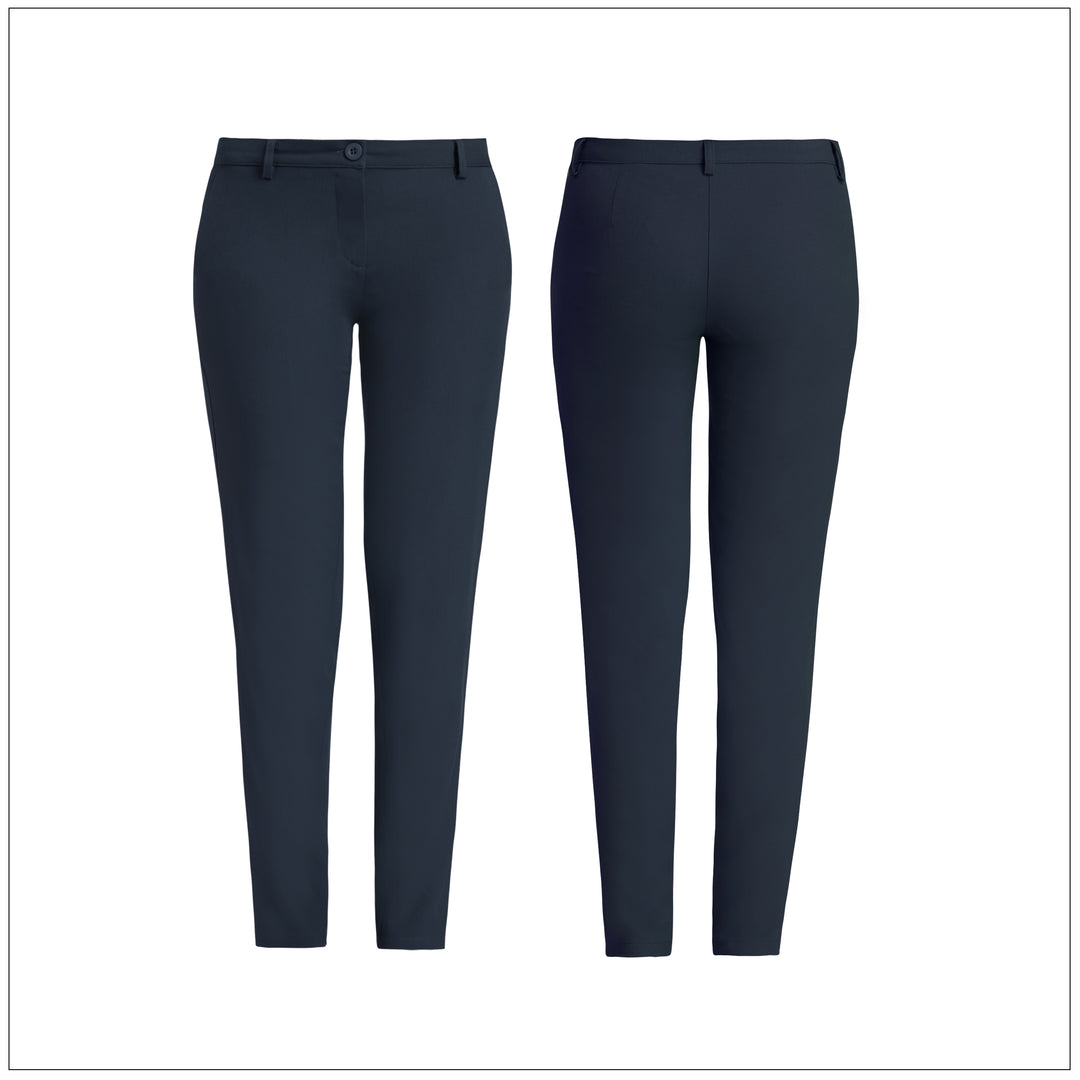 Straight-Cut Workwear Pant – Dark Navy – Lurreli