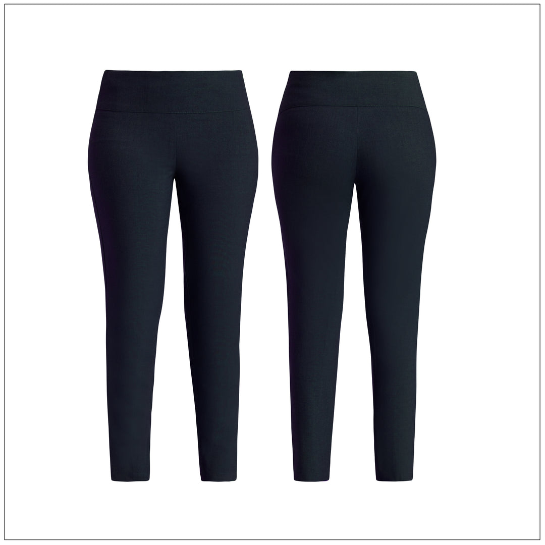 Pencil-Cut Workwear Pant – Teal – Lurreli