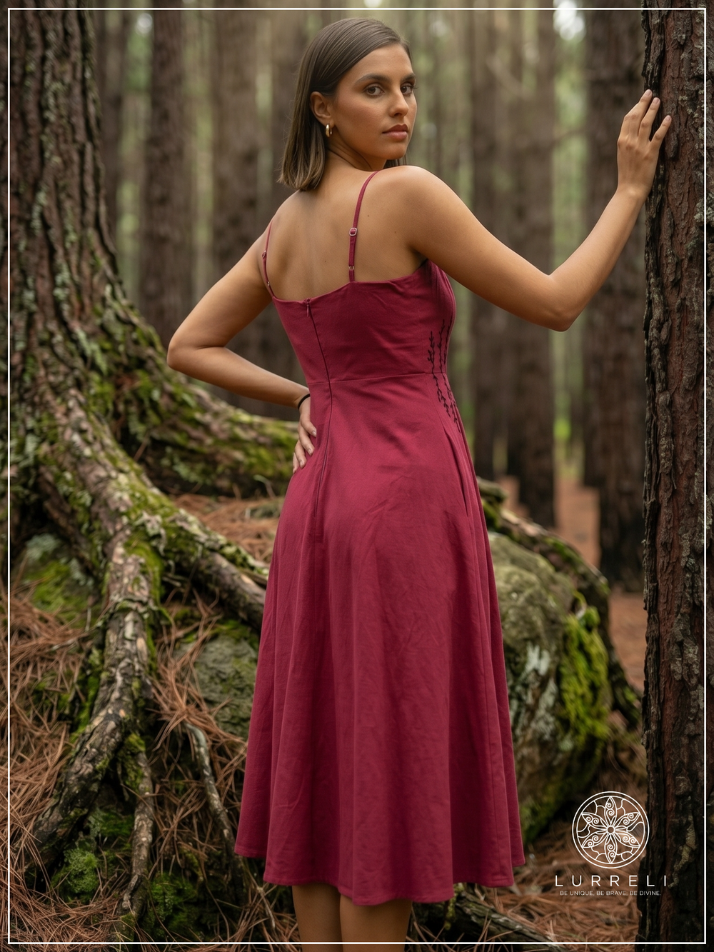 Serifine Floral Embellished Maxi Dress – view 2 – Lurreli