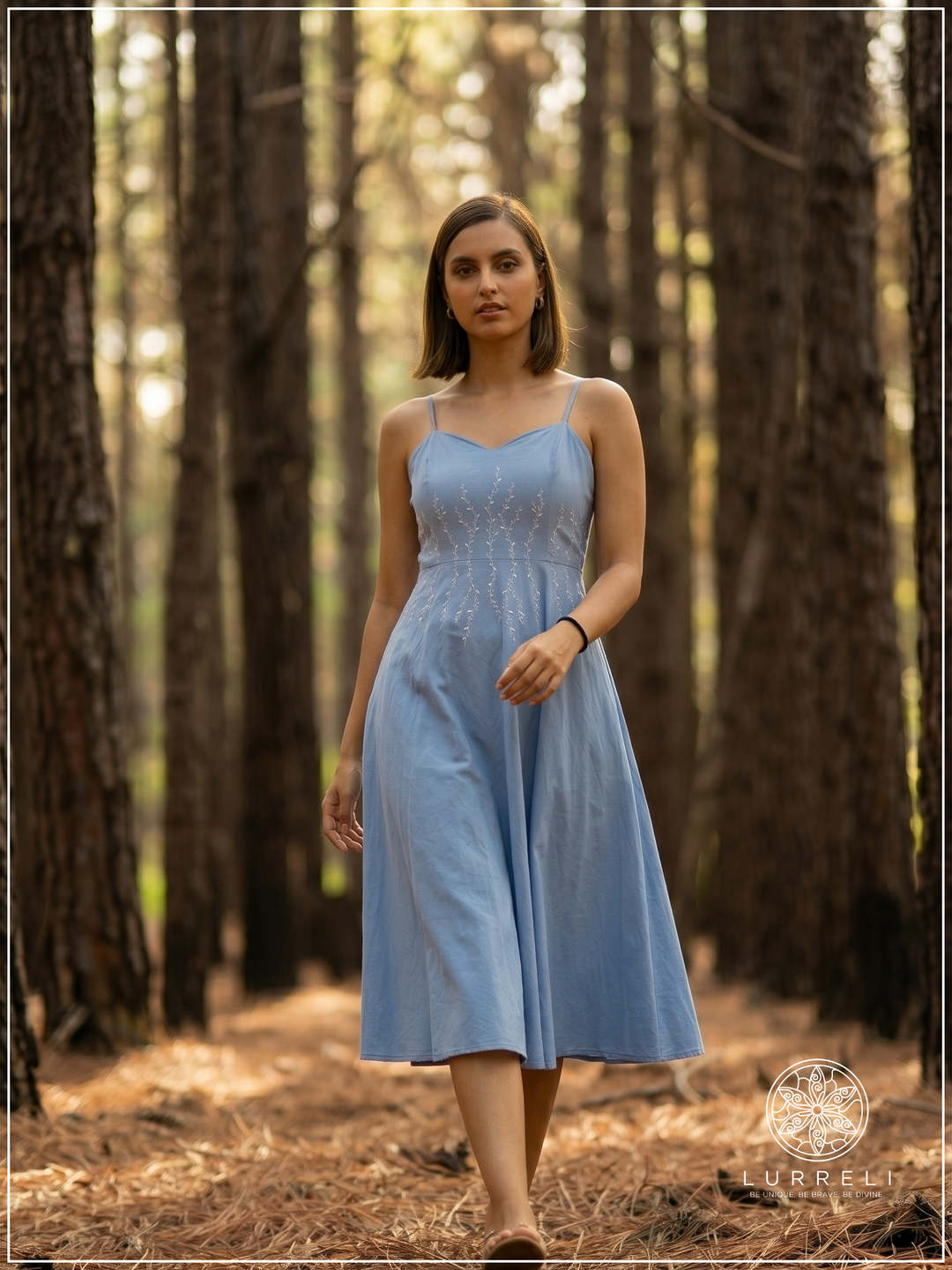 Serifine Floral Embellished Maxi Dress – view 7 – Lurreli