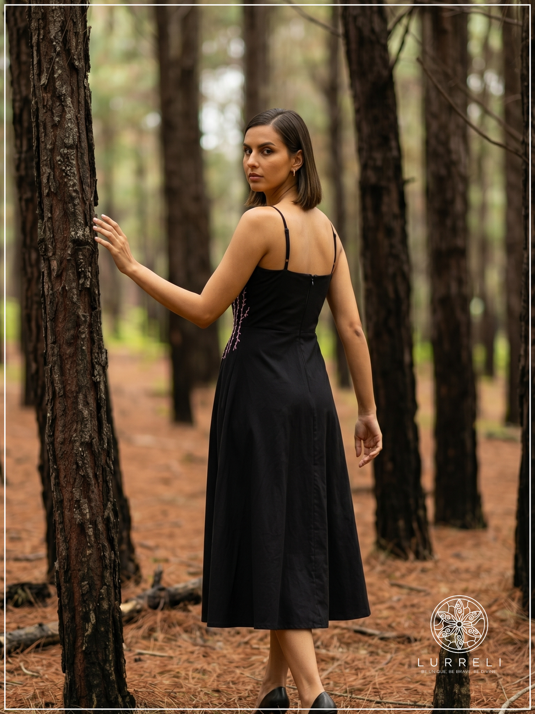 Serifine Floral Embellished Maxi Dress – view 5 – Lurreli