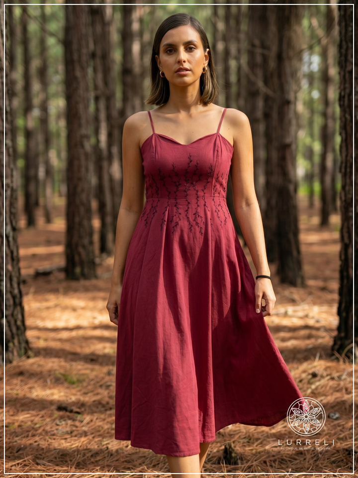 Serifine Floral Embellished Maxi Dress – Black – Lurreli