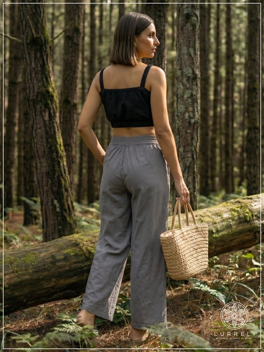 Casual Linen Wide-Leg Pants – view 12 – Lurreli