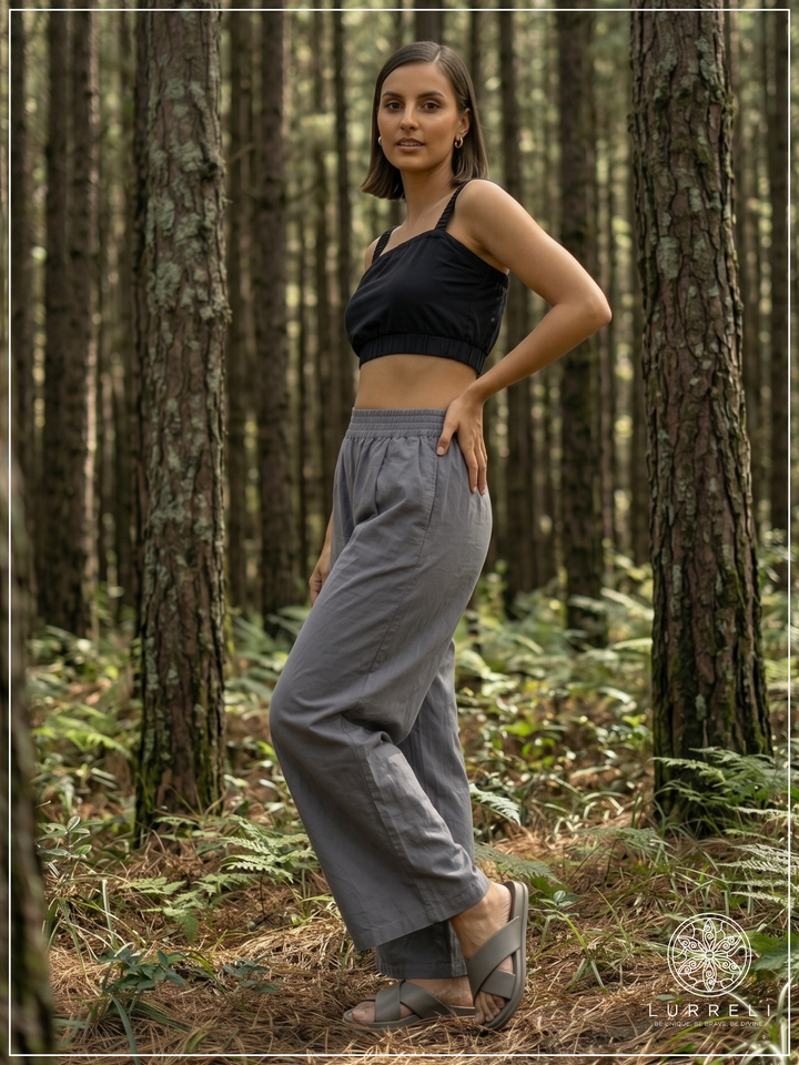 Casual Linen Wide-Leg Pants – view 11 – Lurreli