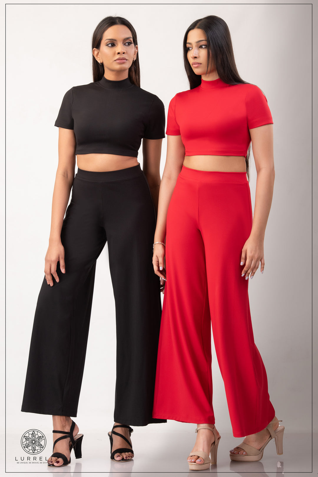 Flared High-Waist Pant – view 4 – Lurreli