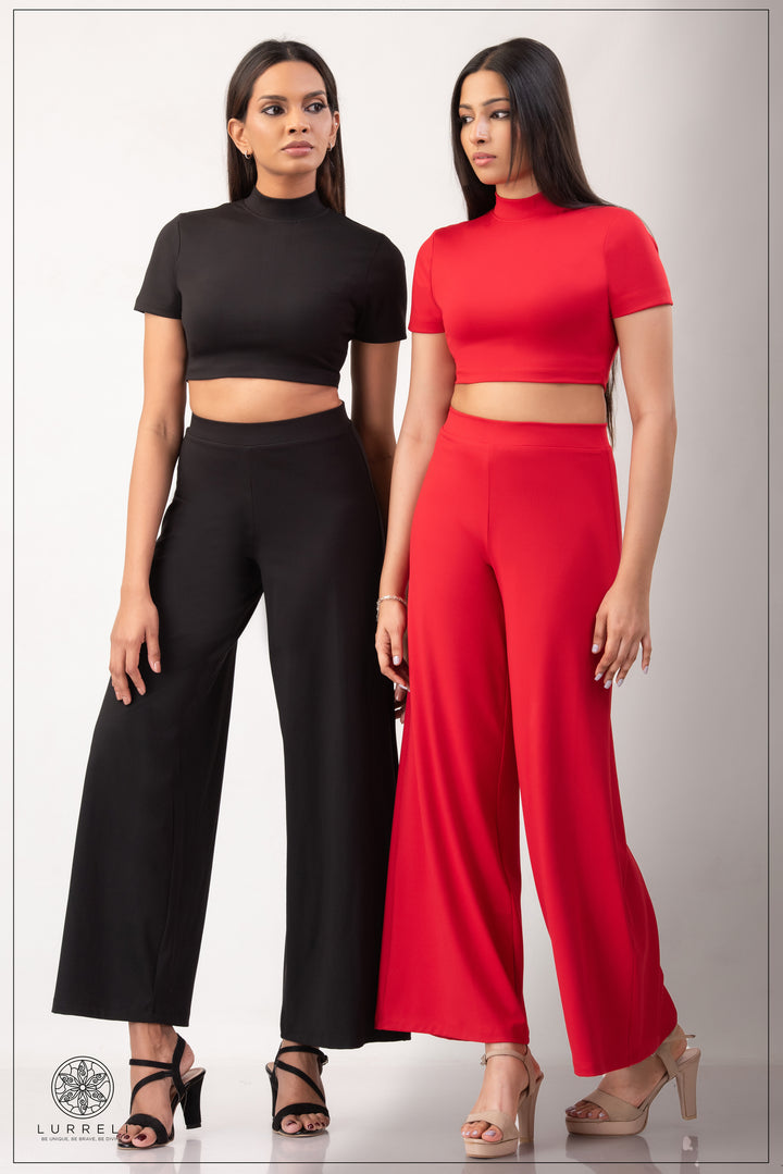 Flared High-Waist Pant – view 4 – Lurreli