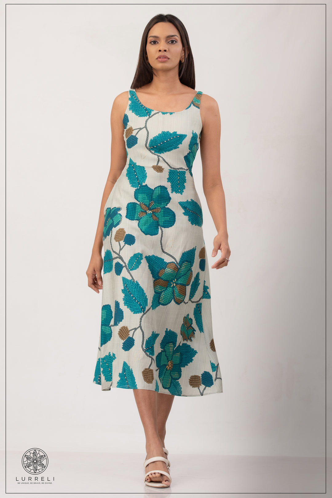 "Bougainvillea Midi Dress" – view 5 – Lurreli