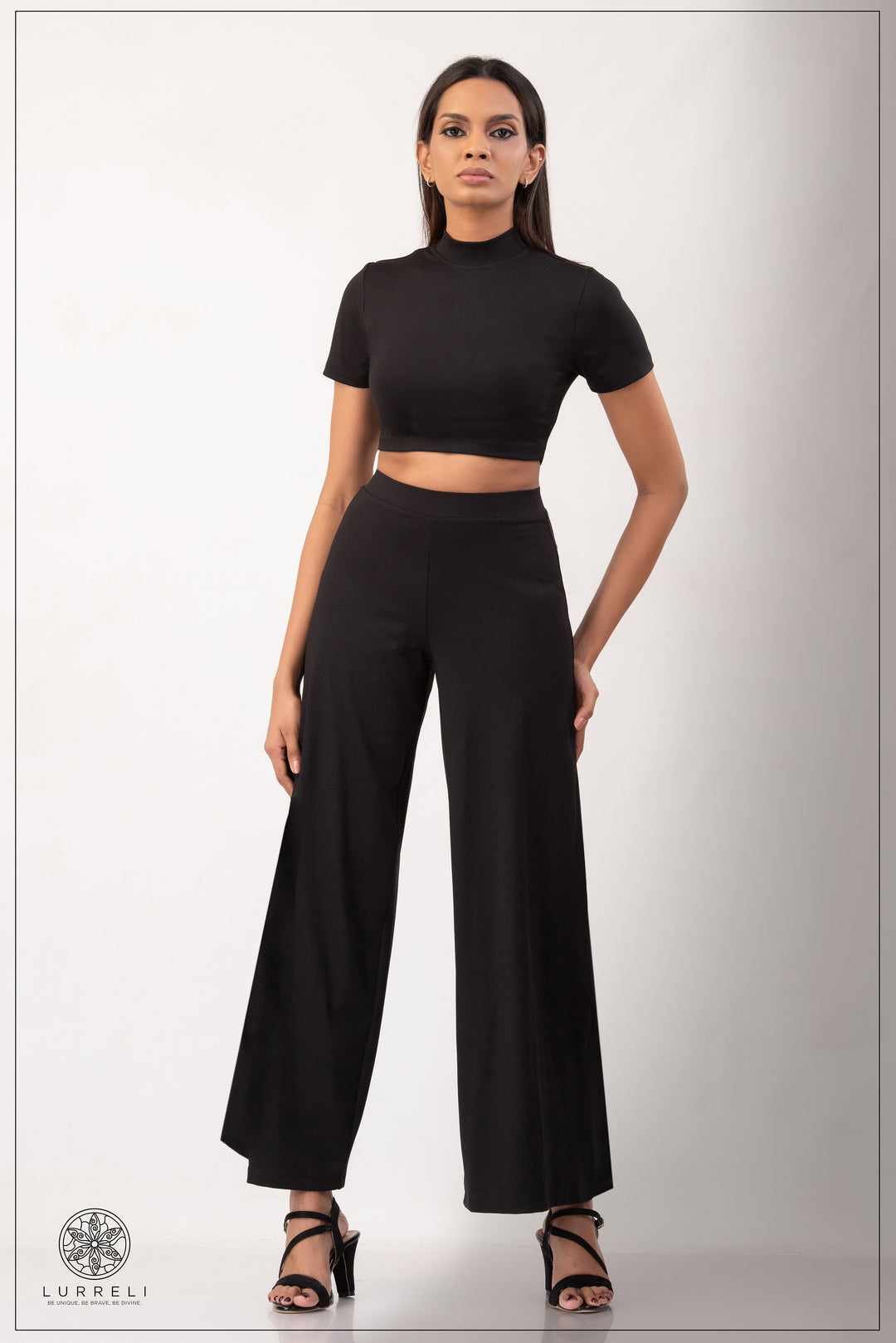 Flared High-Waist Pant – view 5 – Lurreli