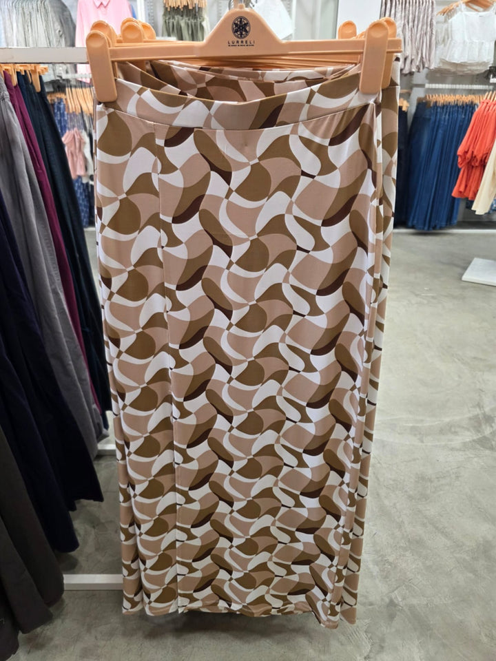 Basic Midi Skirt – Green – Lurreli
