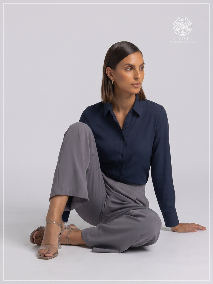Classic Long Sleeve Formal Shirt – view 8 – Lurreli